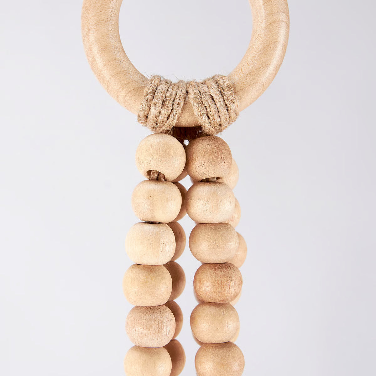 Wood Bead Plant Hanger