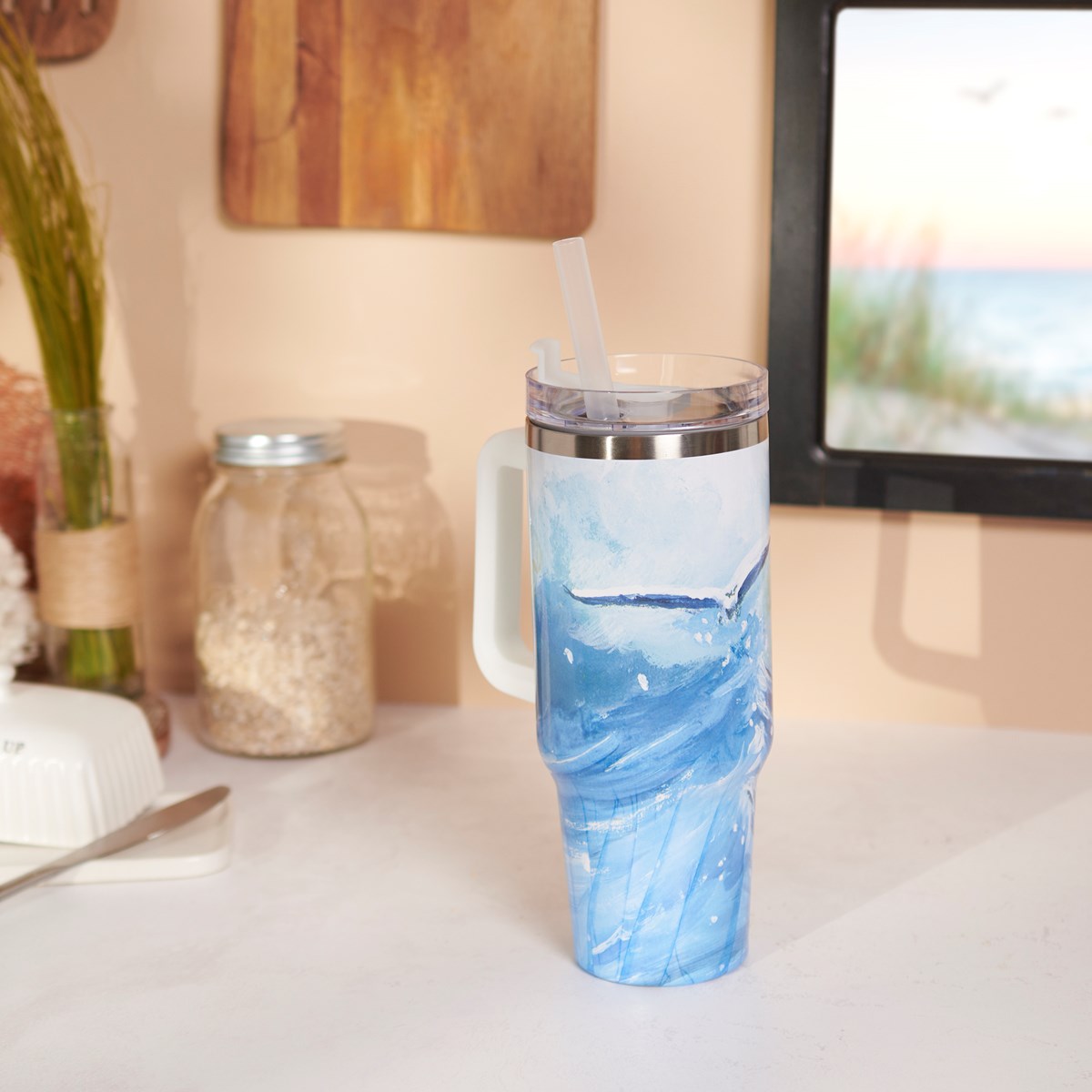 Primitives By Kathy - Ocean Wave Travel Mug (Add-On)