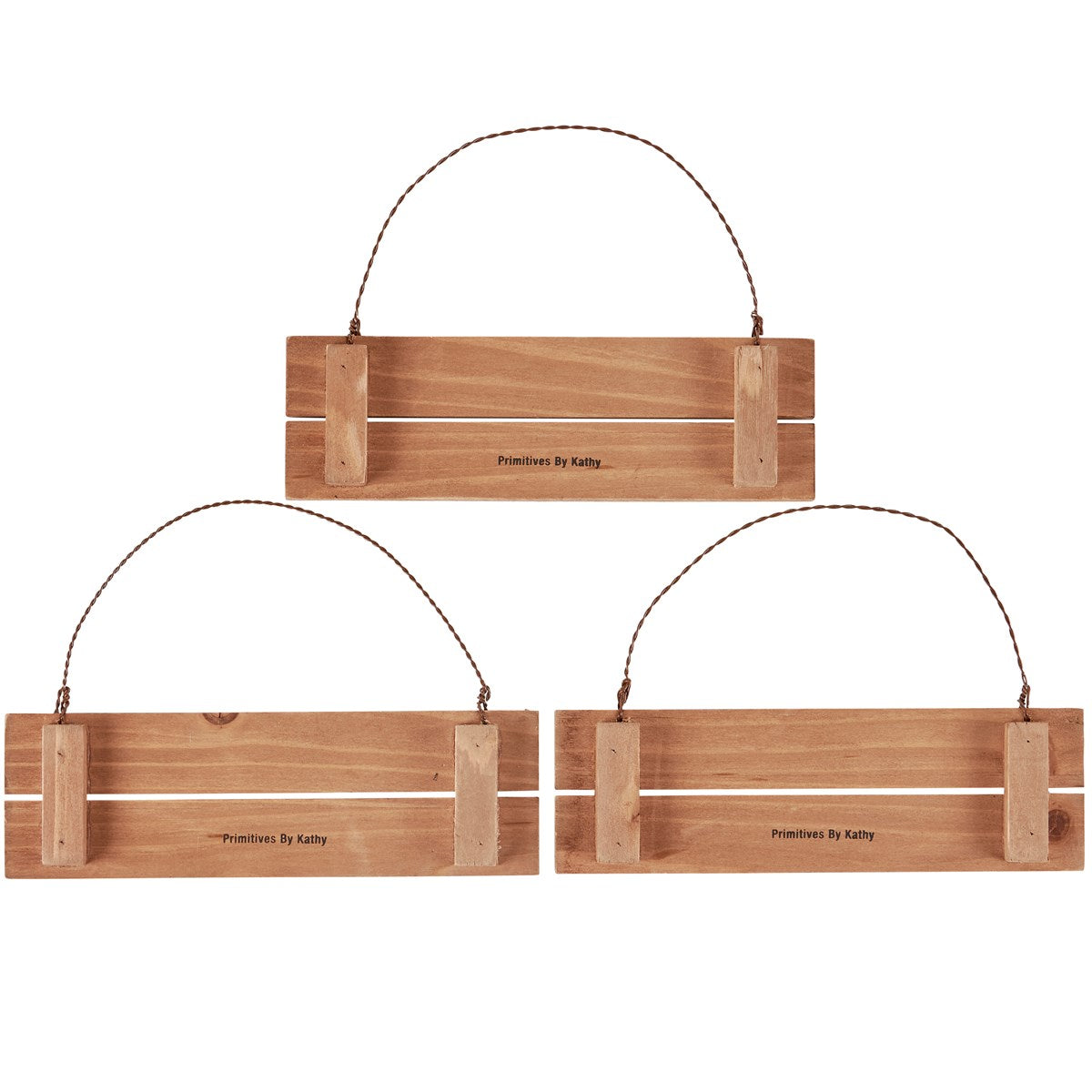 Primitives By Kathy - Tan Lines Slat Ornament Set (Add-On)