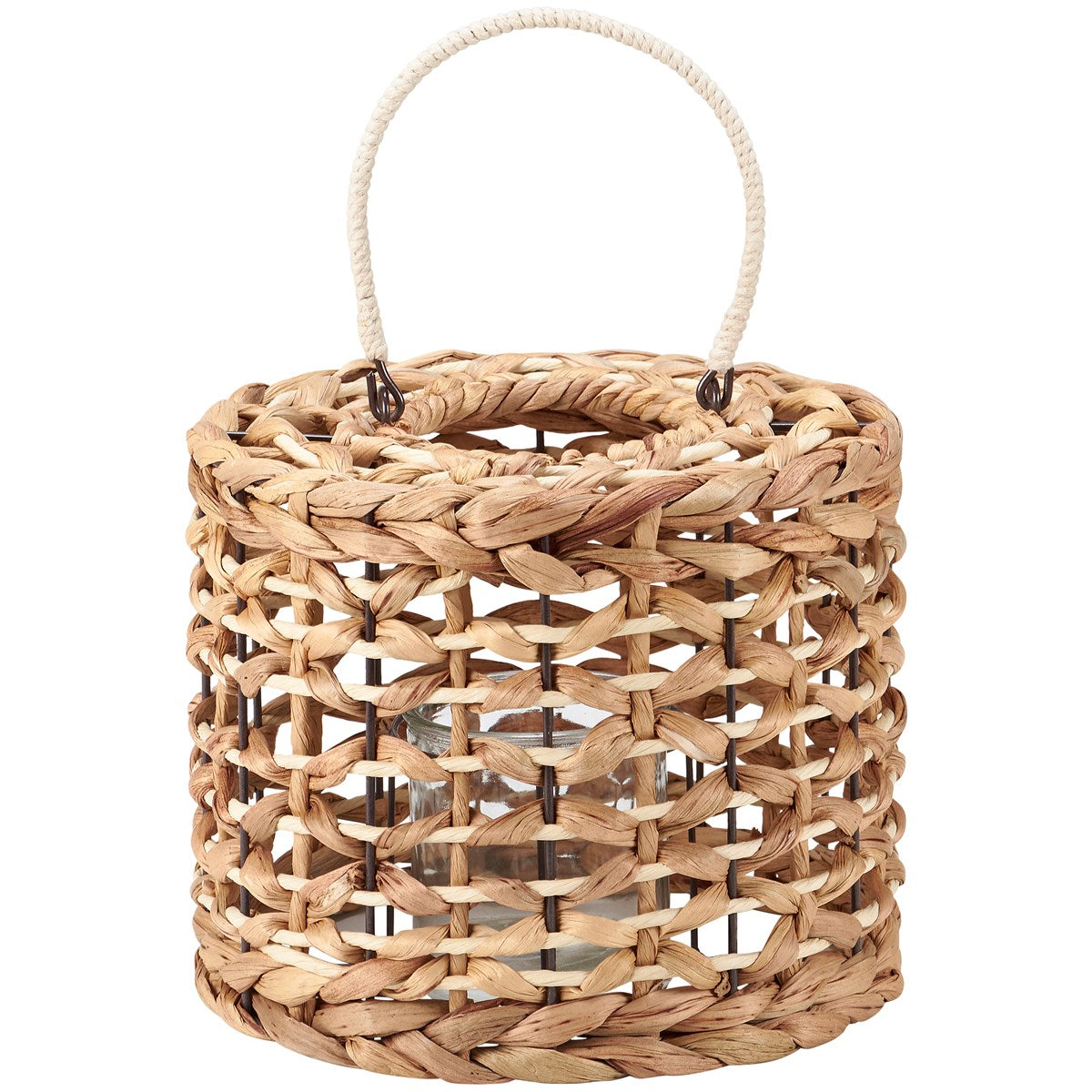 Primitives By Kathy - Raffia Woven Lantern