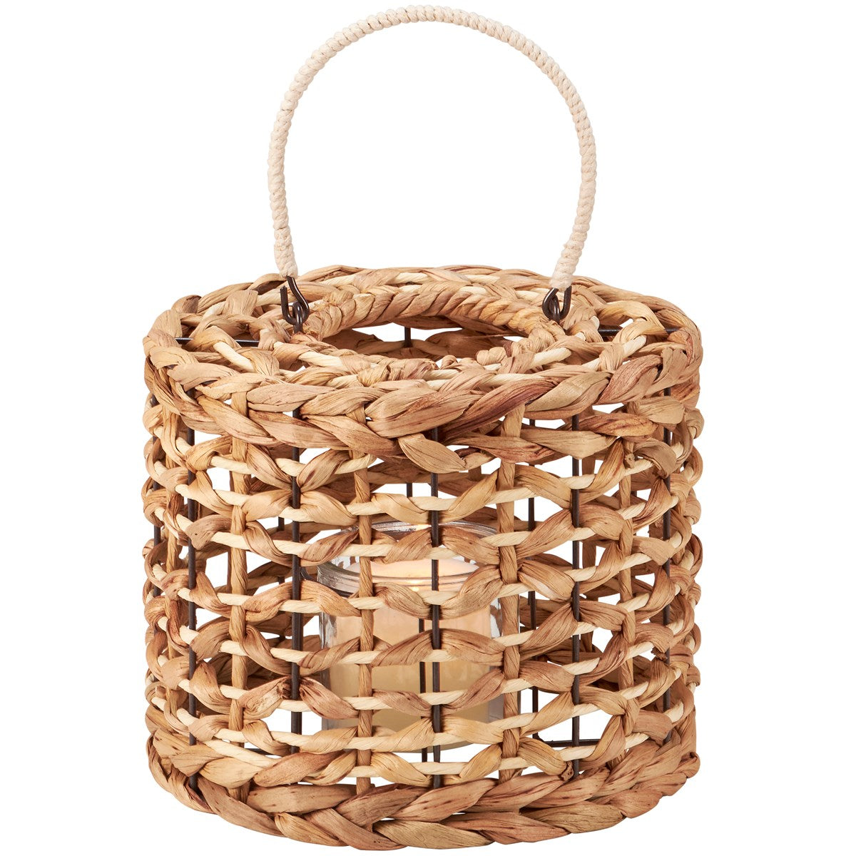Primitives By Kathy - Raffia Woven Lantern