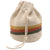 Boho Stripe Drawstring Bag