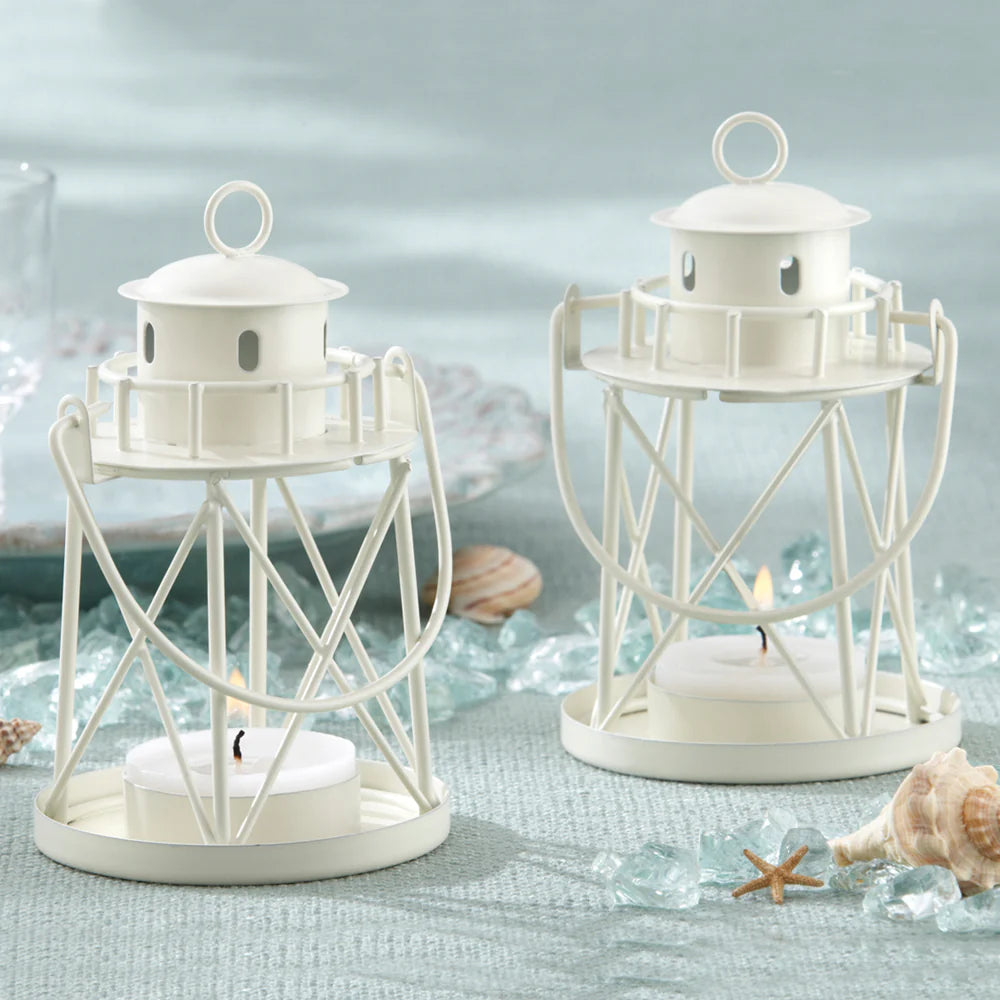 Kate Aspen - By the Sea Lighthouse Tealight Holder Lantern (Set of 4) (Add-On)