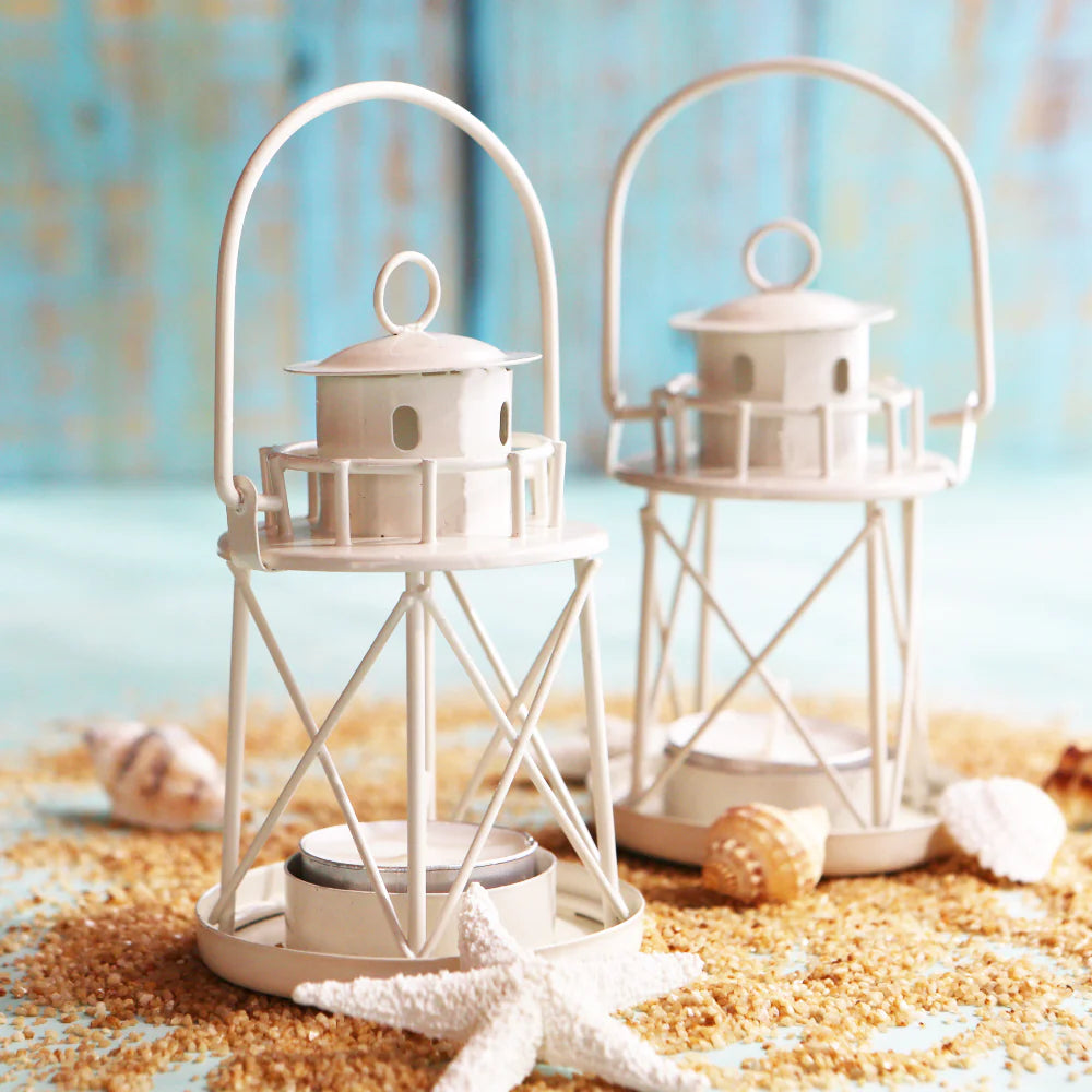 Kate Aspen - By the Sea Lighthouse Tealight Holder Lantern (Set of 4) (Add-On)