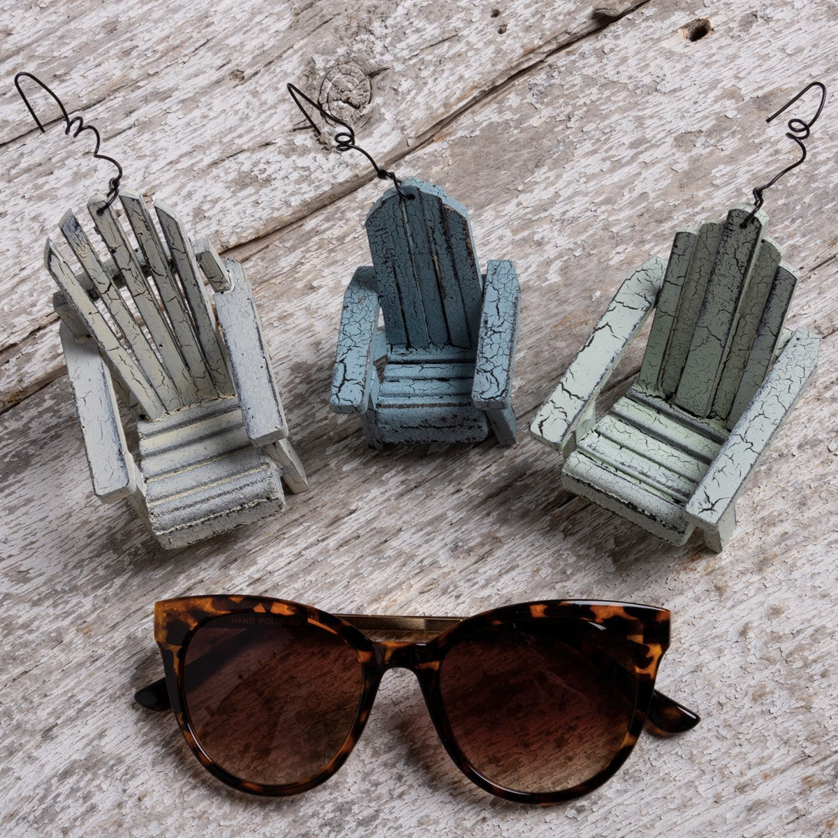 Beach Chair Ornament Set