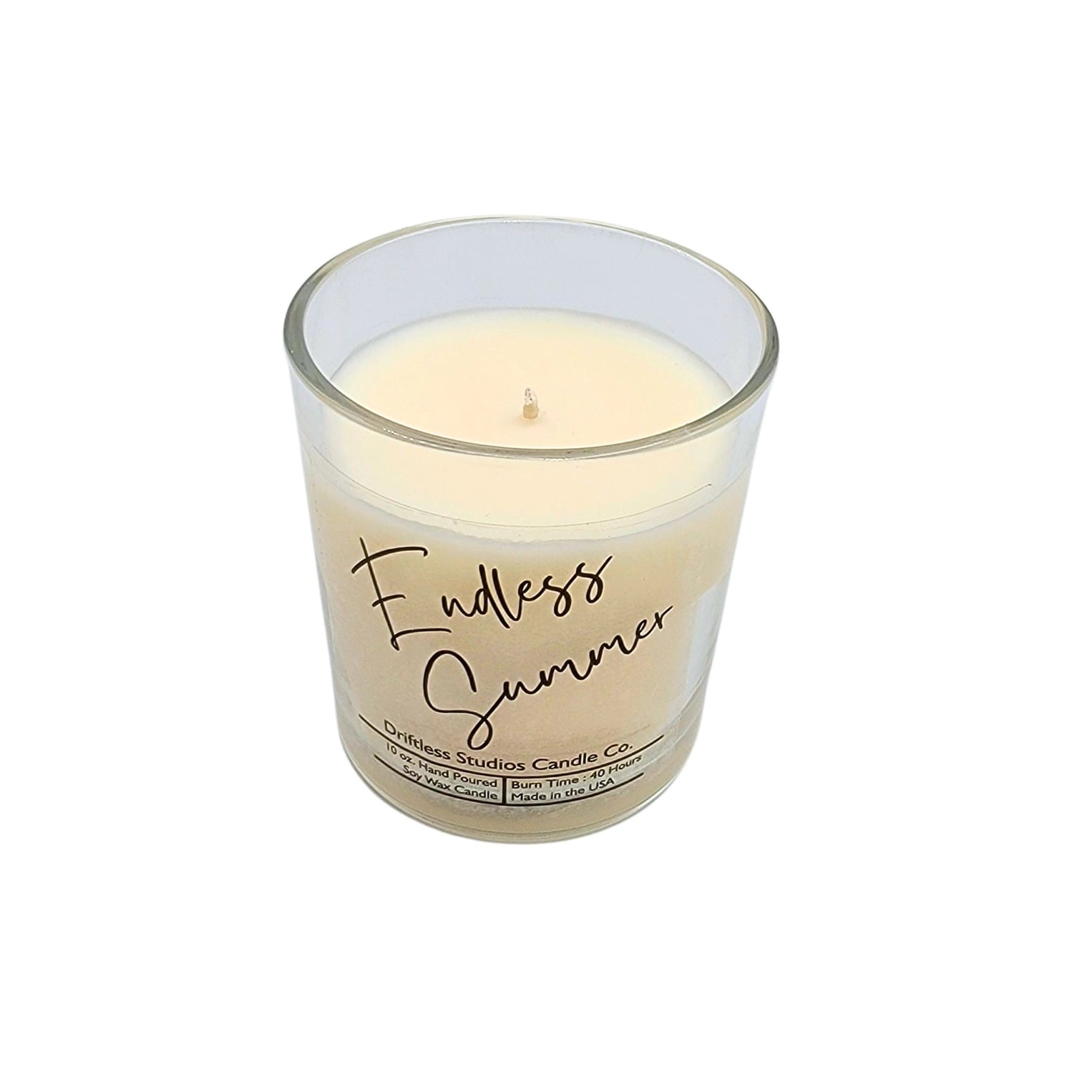 Driftless Studios - Endless Summer Soy Candle - 10 oz Jar + Bamboo Lid
