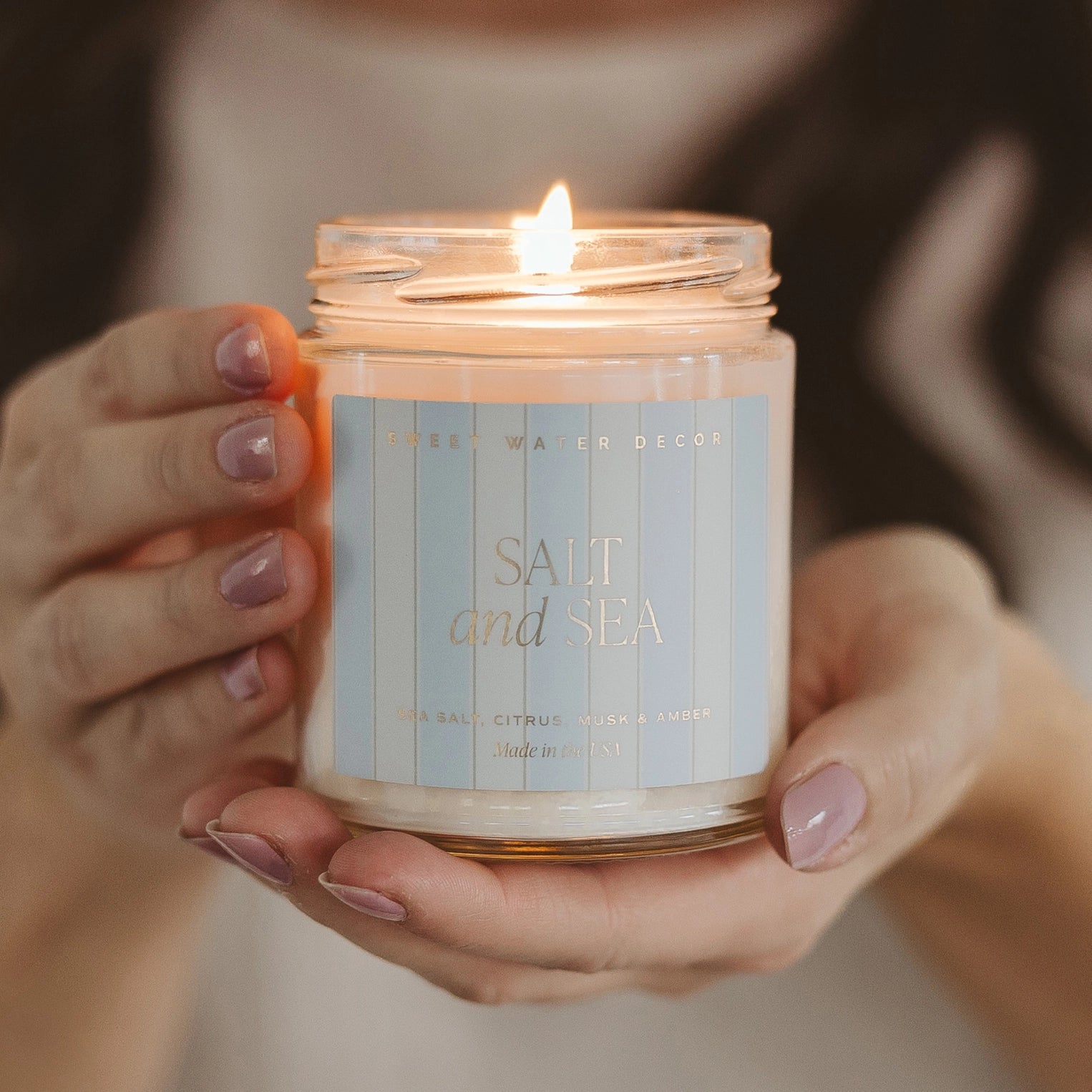 Sweet Water Decor - Salt and Sea 9 oz Soy Candle