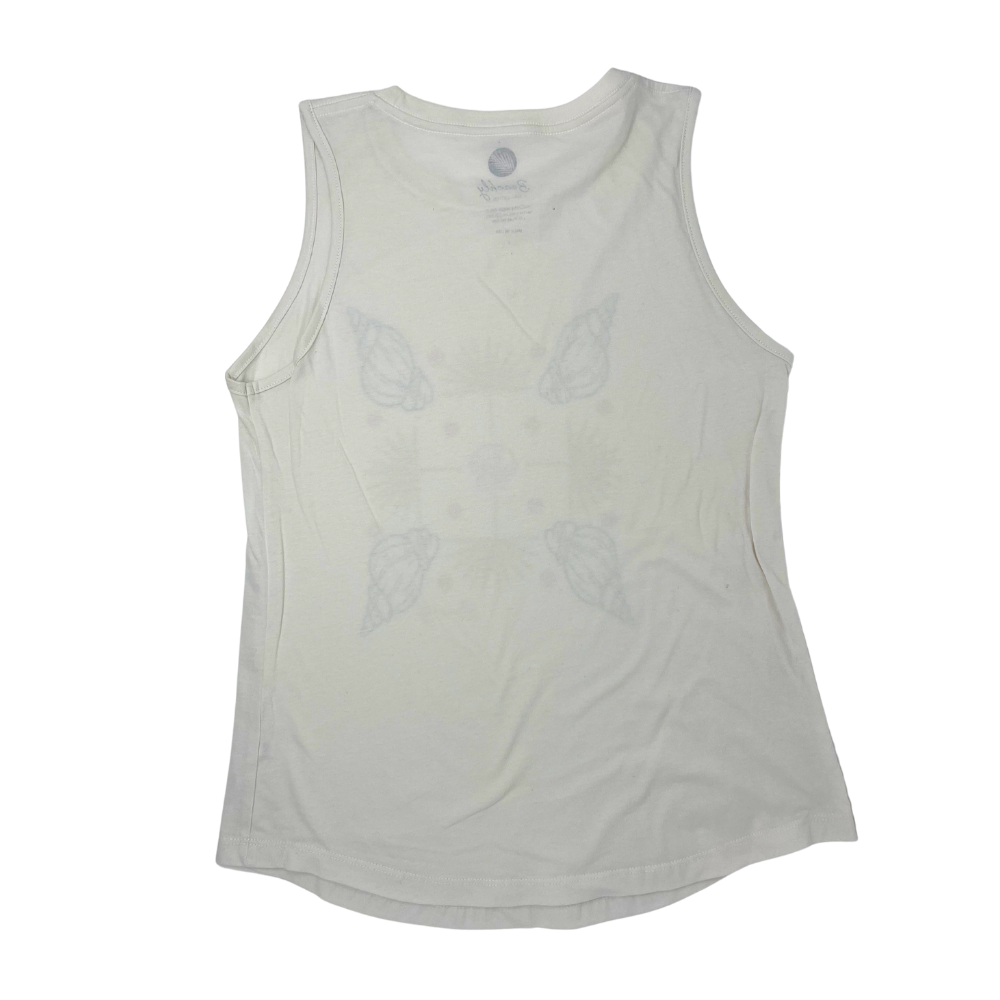 Beachly - Palmera Tank - White Wash