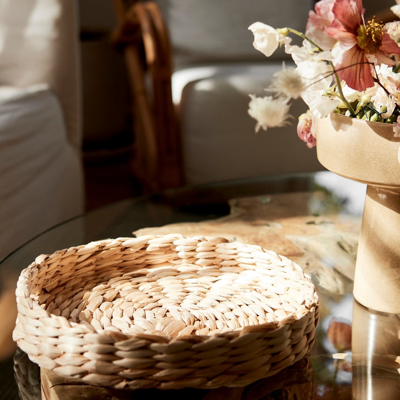 Qalara - The Handwoven 11 inch Tray (+)