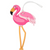 Hang Accessories - Silicone Luggage Tag - Flamingo -