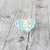Sunshine and Saltwater - Aloha Love Blue Greeting Card
