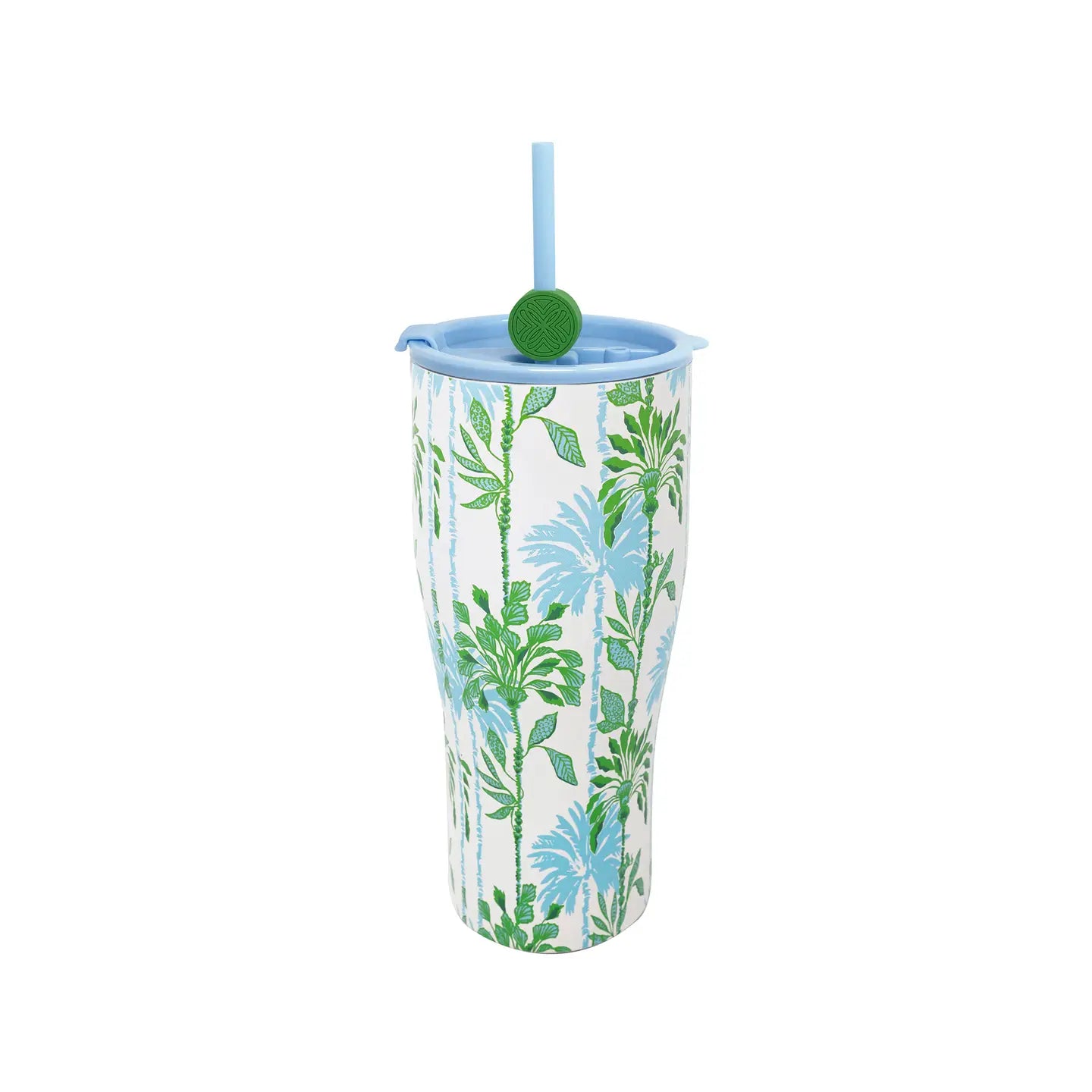 Lilly Pulitzer - Stainless Steel Tumbler with Straw, Swayin in the Breeze