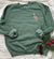 Sunshine Collective - Christmas Flamingo Sweatshirt - Heather Green