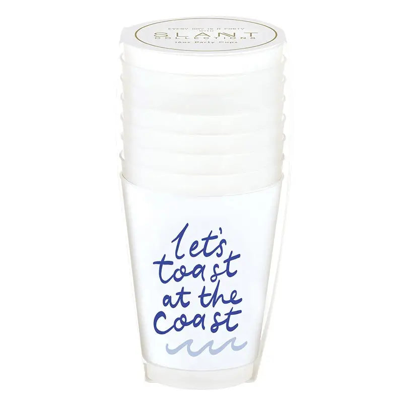 Slant Collections - Frost Cups - Let's Toast At the Coast - 8ct