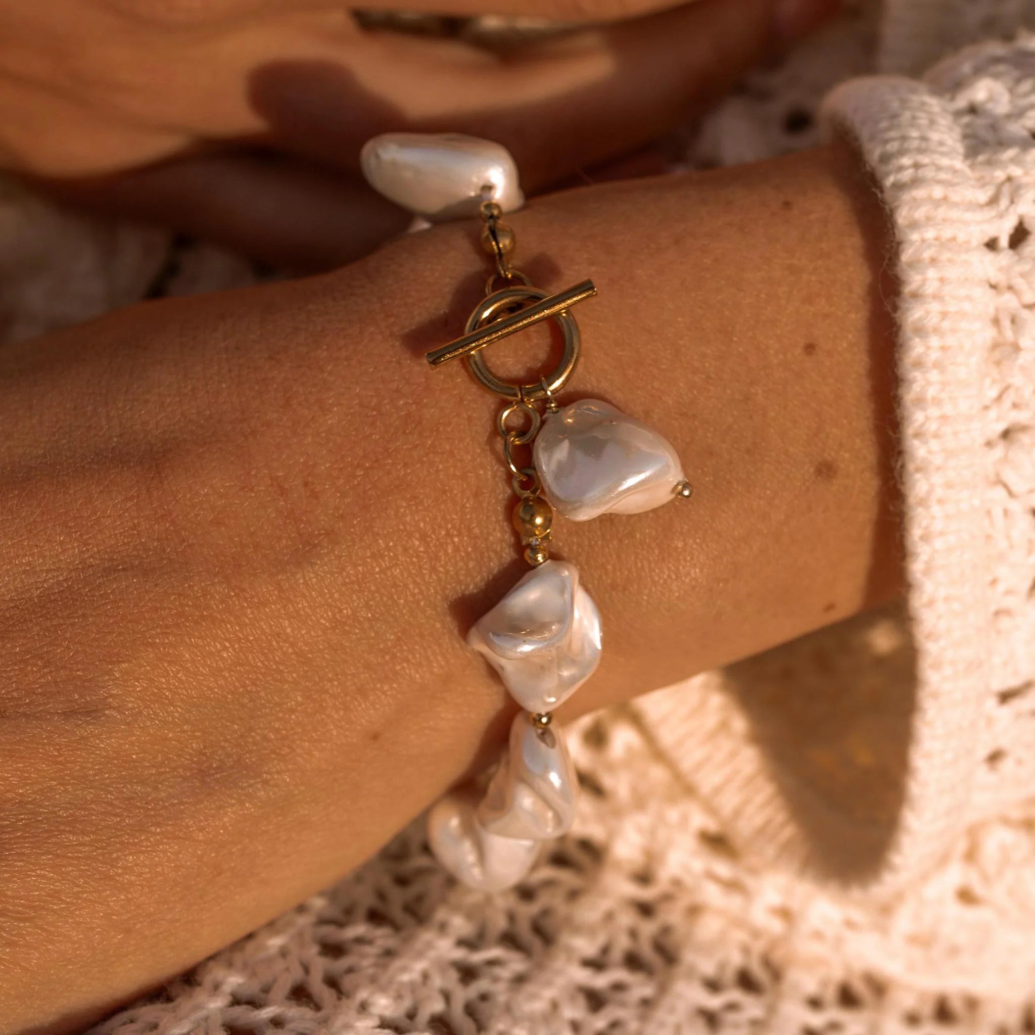 Alco - Isla Pearl Bracelet - Gold (Add-On)
