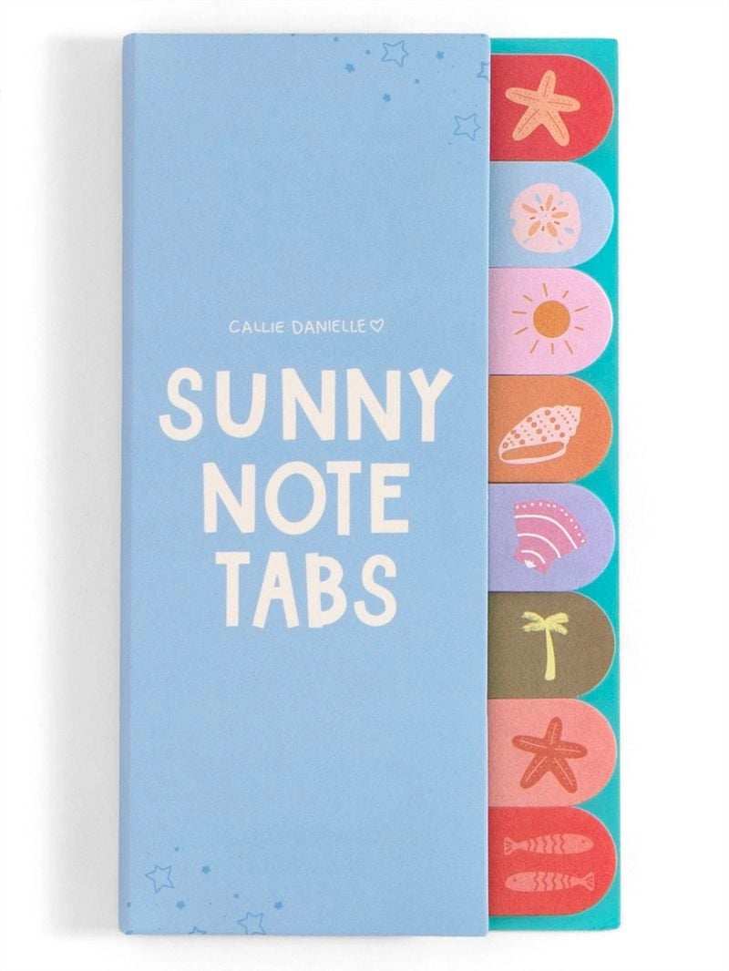 Sunny Beach & Coastal Sticky Note Tabs