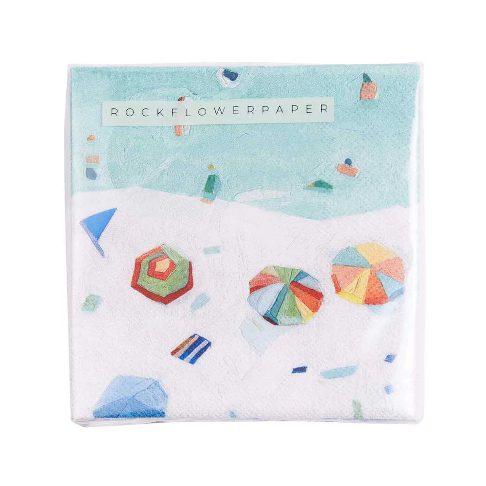 RockFlowerPaper - Beach Vista Paper Cocktail Napkins (Pack of 20) (Add-On)