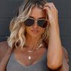 Diff Eyewear - Scarlett - Gold Brown Sunglasses