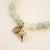 Freshwater Curated Goods - Conch Shell Charm Bracelet in Natural Jade (Add-On)