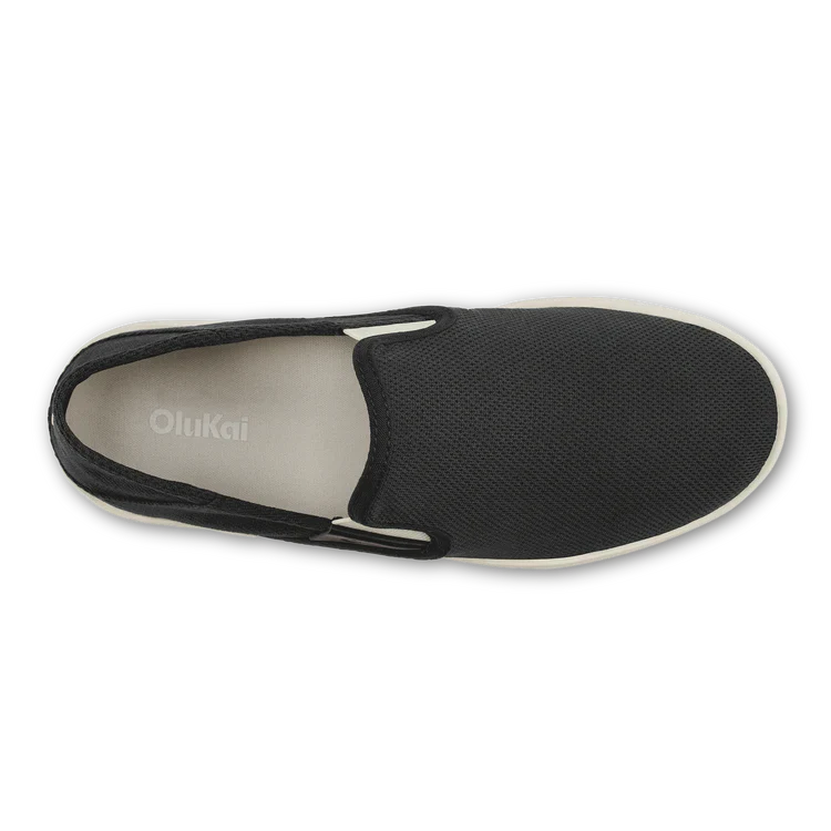 Olukai - Pehuea Women’s Breathable Slip-On Shoes - Black