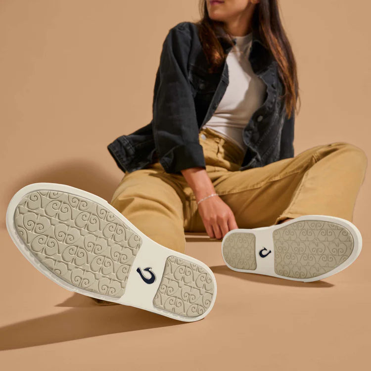 Olukai - Pehuea Women’s Breathable Slip-On Shoes - Puka/White (Add-On)