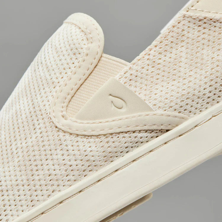 Olukai - Pehuea Women’s Breathable Slip-On Shoes - Puka/White