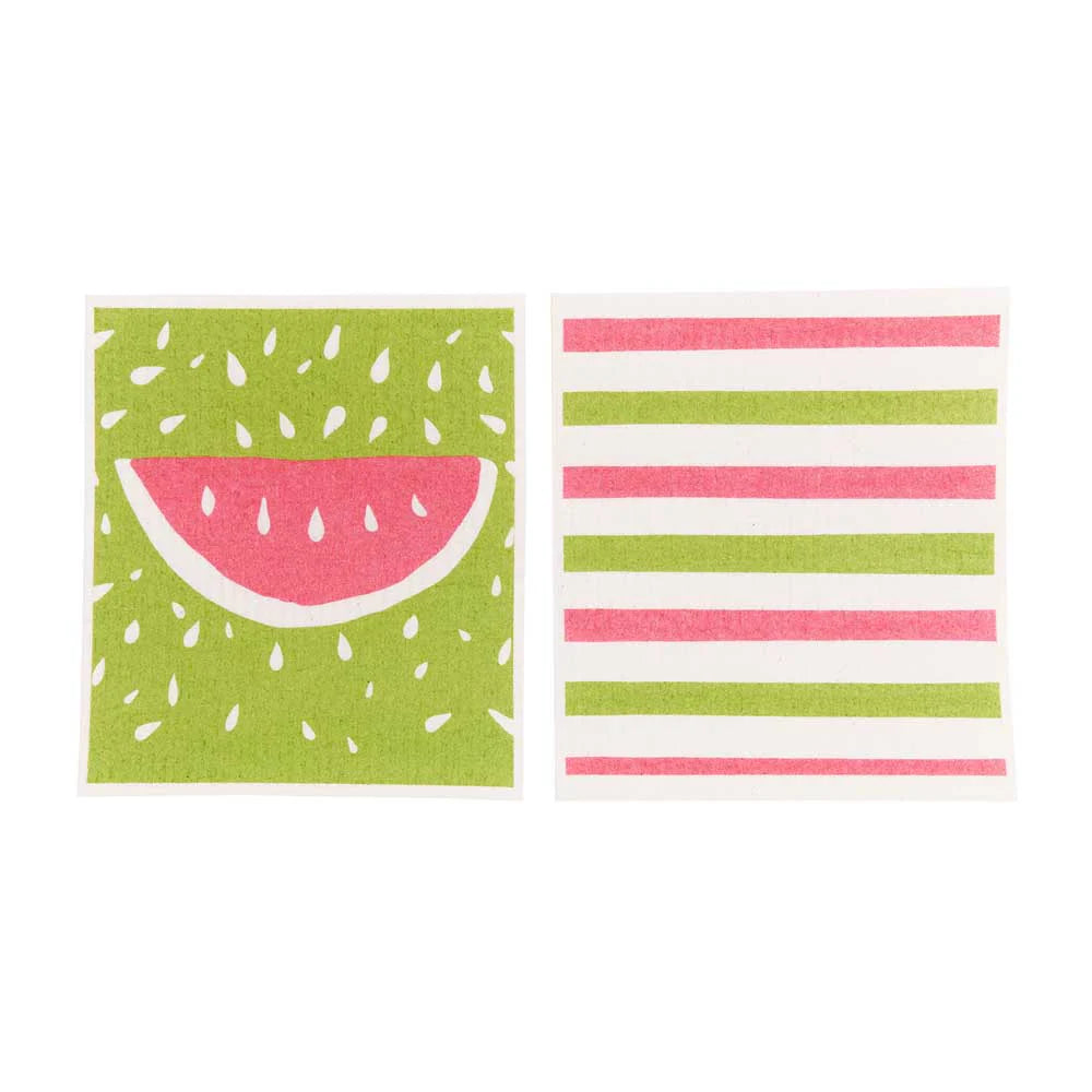 RockFlowerPaper - Watermelon Eco-Friendly Blu Sponge Cloth - Set of 2 (Add-On)