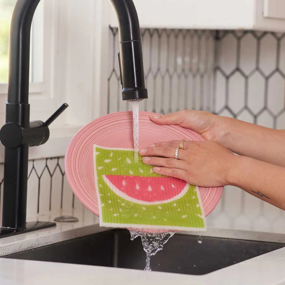 RockFlowerPaper - Watermelon Eco-Friendly Blu Sponge Cloth - Set of 2 (Add-On)