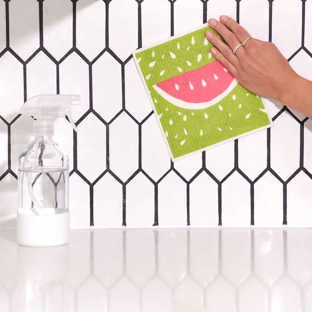 RockFlowerPaper - Watermelon Eco-Friendly Blu Sponge Cloth - Set of 2 (Add-On)
