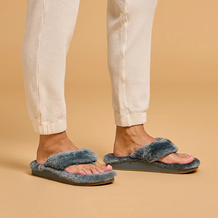 Olukai - Kīpe'a Heu Women's Slipper Sandals - Storm (Add-On)