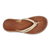Olukai - Kāpehe Luana Women’s Leather Beach Sandals - Tapa / Sahara (Add-On)
