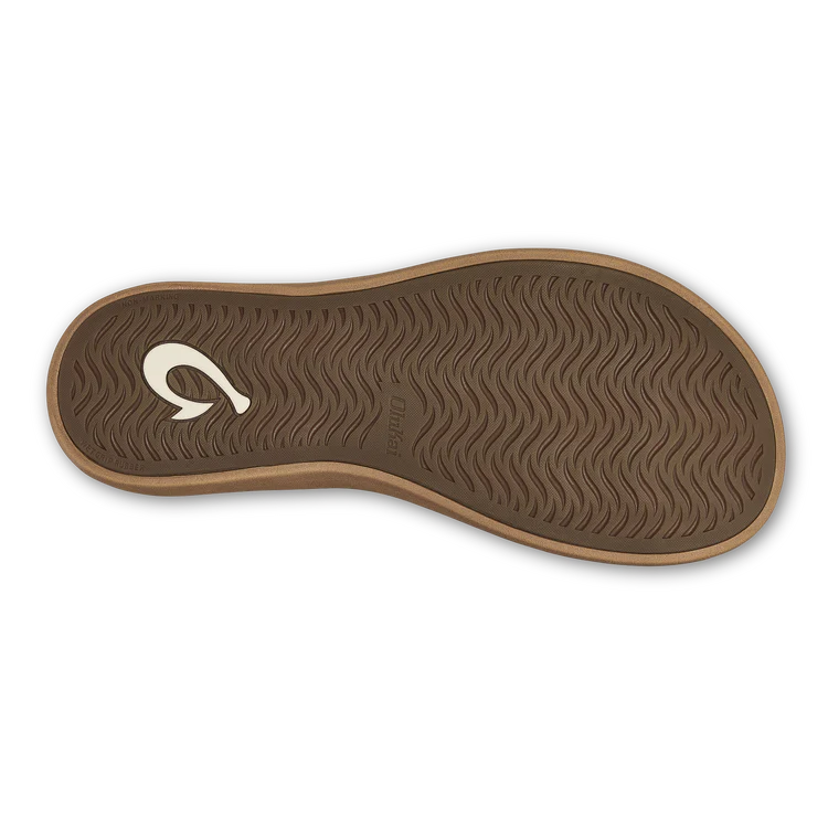 Olukai - Kāpehe Luana Women’s Leather Beach Sandals - Tapa / Sahara (Add-On)