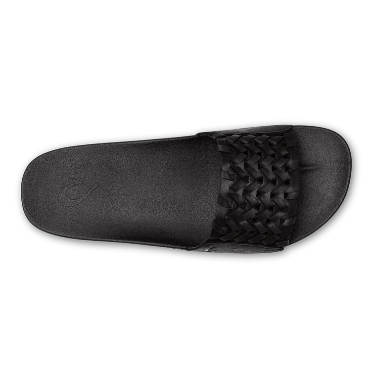 Olukai - Kāmola Women’s Woven Slide Sandals - Black (Add-On)