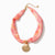Frasier Sterling - Scarf Pendant Necklace - Pink