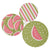 RockFlowerPaper - Watermelon Party Blu Kitchen Food Storage Covers (Set of 3)