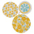 RockFlowerPaper - Lemons Blu Kitchen Food Storage Covers (Set of 3)