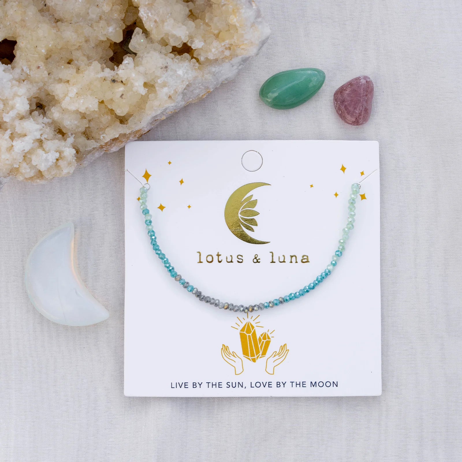 Lotus & Luna - "Live by the Sun, Love by the Moon" Goddess Necklace (Add-On)