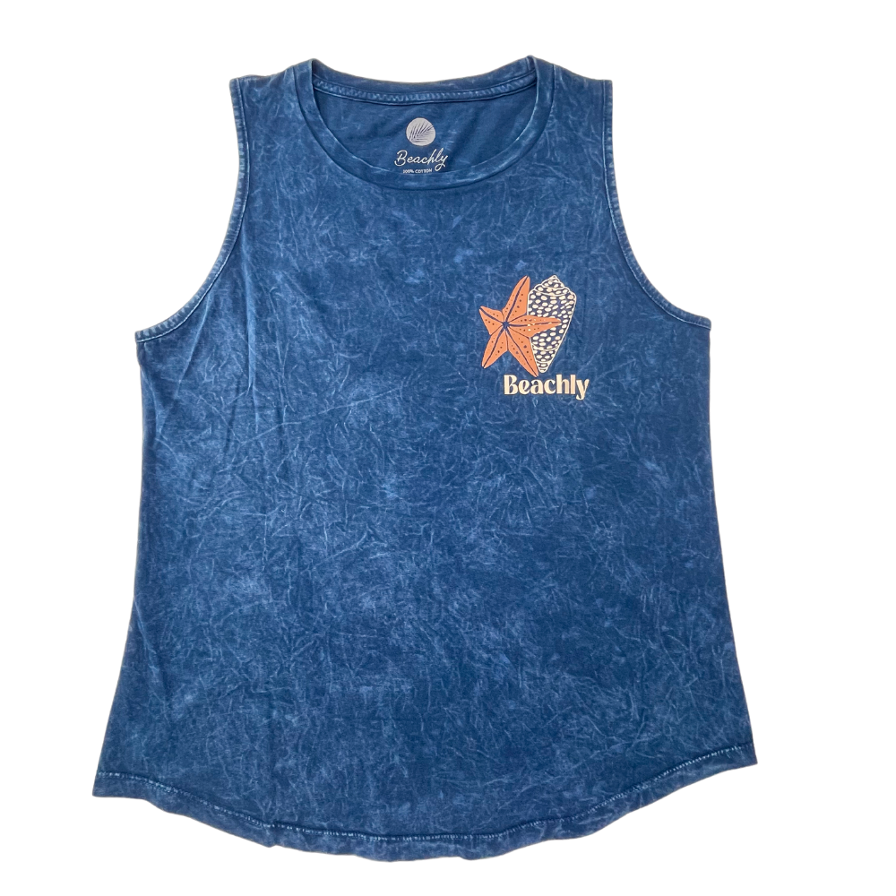 Beachly - Shoreline Tank - Navy Mineral (Add-On)
