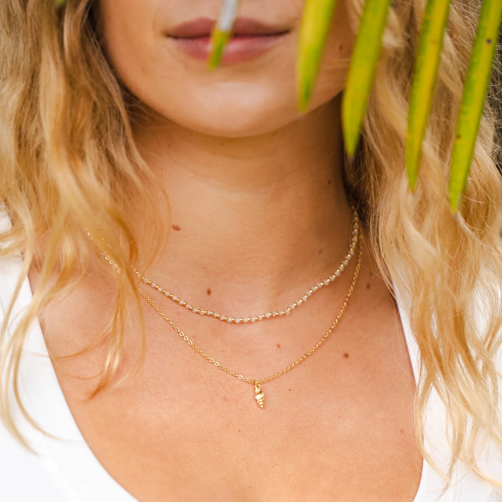 Lotus & Luna - Moon Dancer 2mm Metal Accent Healing Necklace (Add-On)