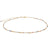 Lotus & Luna - Peace + Love 2mm Metal Accent Healing Necklace (Add-On)
