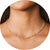 Lotus & Luna - Peace + Love 2mm Metal Accent Healing Necklace (Add-On)
