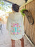 Detailed Surfboard Embroidered Hoodie -  Seashell Ivory