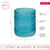 Kate Aspen - Beaded Glass- Set of 6 – Aqua Blue (Add-On)