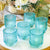 Kate Aspen - Ribbed Blue Glass Votive Candle Holder (Set of 6) (Add-On)