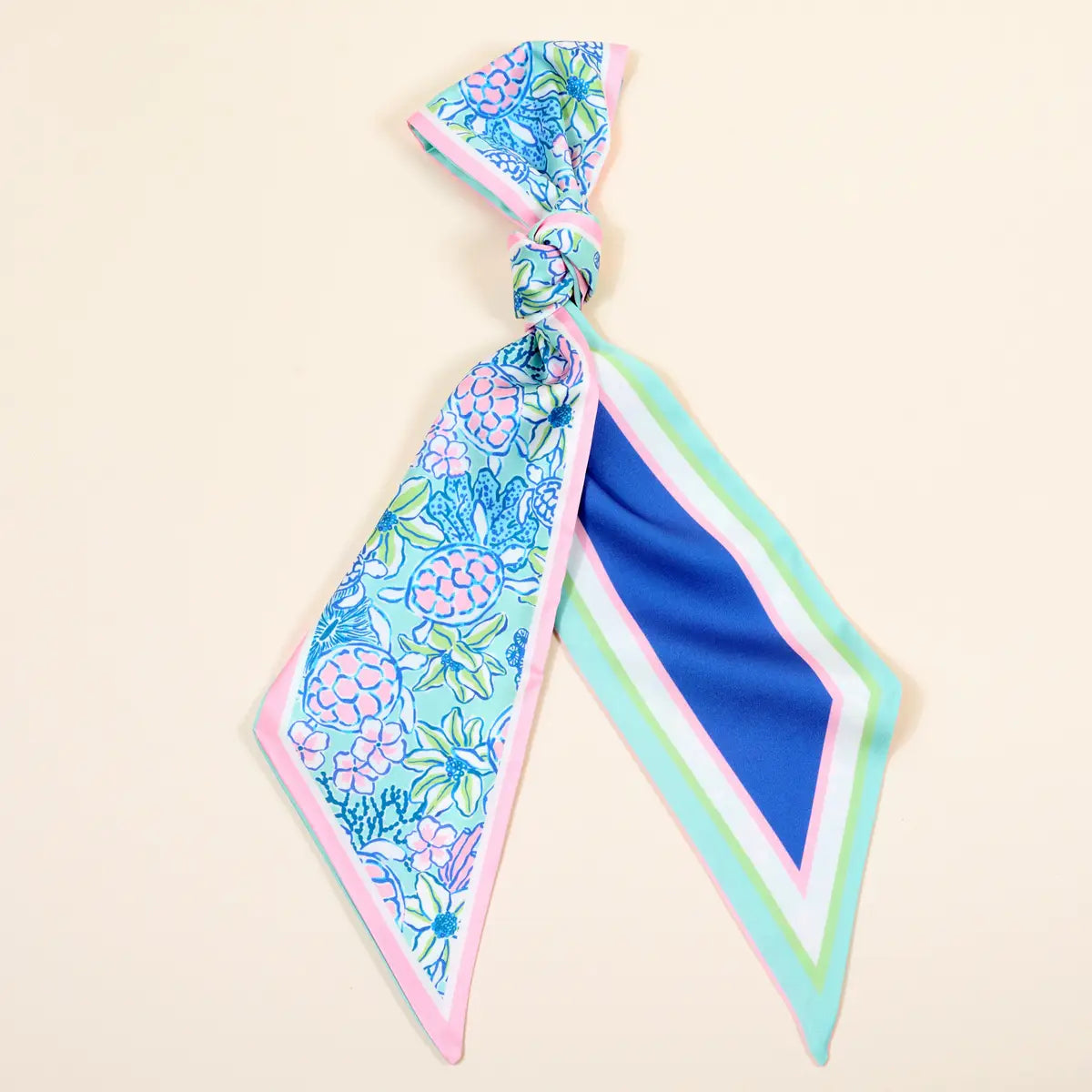 The Darling Effect - Twirl & Tie Scarf Accessory–Coastal Cove