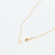 Gold Palm Tree Pendant Necklace