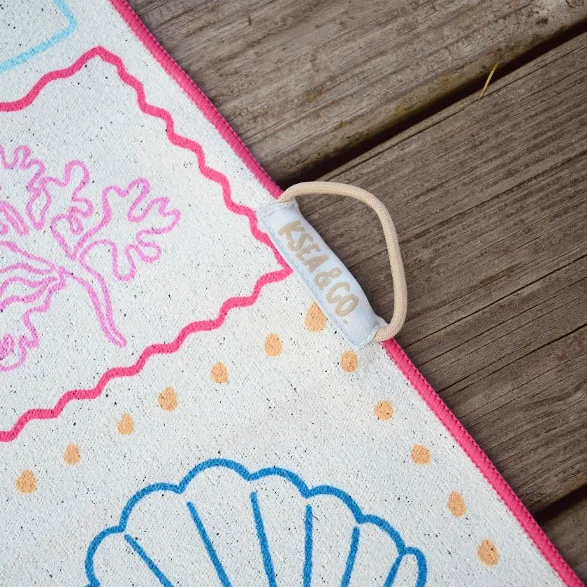 Ksea & Co - Coastal Chic Recycled Towel - Eco-Friendly