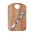 C&F Home - Coastal Scallop Shell Acacia Wood Server & Spreader Set
