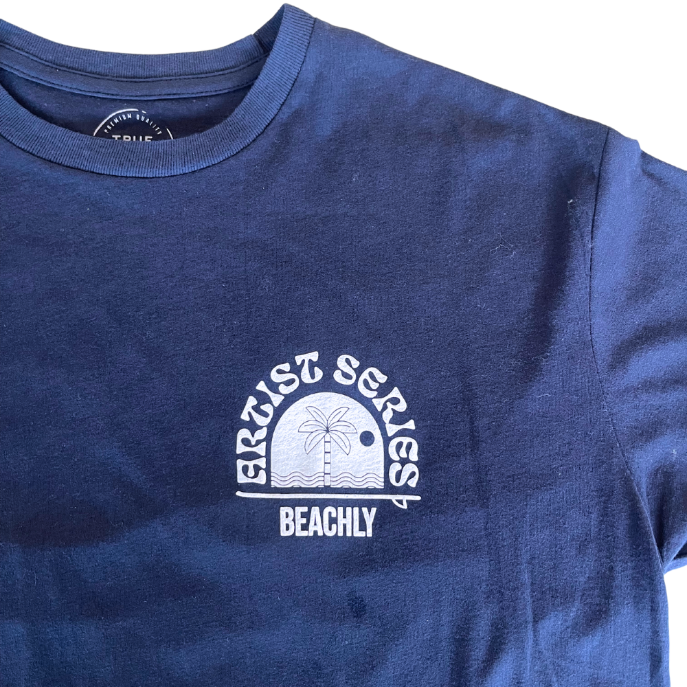 Beachly - Artist Series x Datradman Men's Tee - Navy (Add-On)