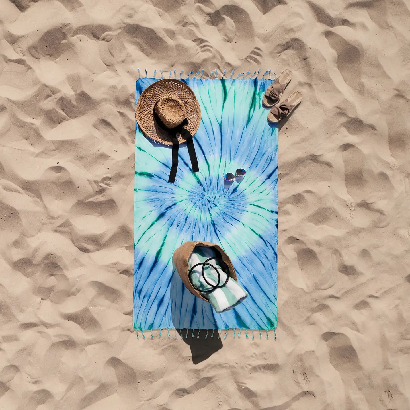 Kikoya - Tie Dye Turkish Beach Towel (Add-On)
